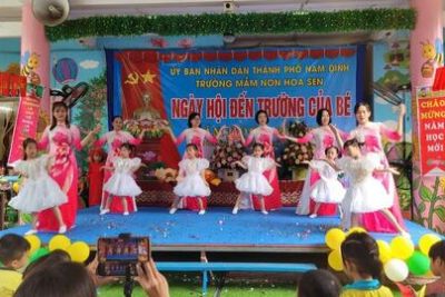 Trường mầm non Hoa Sen -Hân hoan tổ chức “Ngày hội đến trường của bé” Năm học 2023-2024.