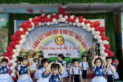 Trường mầm non Hoa Sen -Tổ chúc Tổng kết năm học