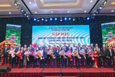 Sở Giáo dục và Đào tạo tổ chức gặp mặt Kỷ niệm 43 năm ngày Nhà giáo Việt Nam