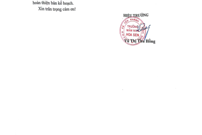 Dự thảo kế hoạch thu chi các khoản đóng góp năm học 2025-2026