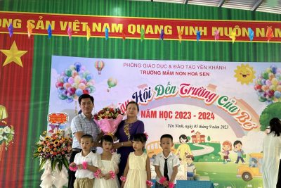Ngày 05 tháng 9 năm 2023 trường mầm non Hoa Sen tổ chức