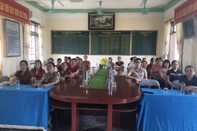 Ngày 15/8/2023 cá bộ giáo viên, nhân viên nhà trường bồi dưỡng chính trị hè 2023