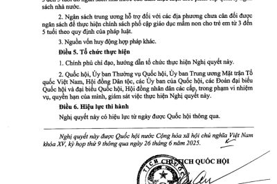 Nghị quyết 218/2025 về phổ