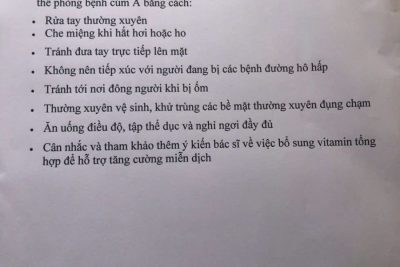 TUYÊN TRUYỀN PHÒNG, CHỐNG DỊCH CÚM A